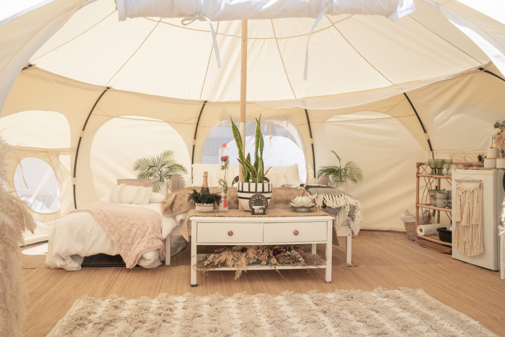 All about “Lotus Belle Tent”, a luxury option for camping